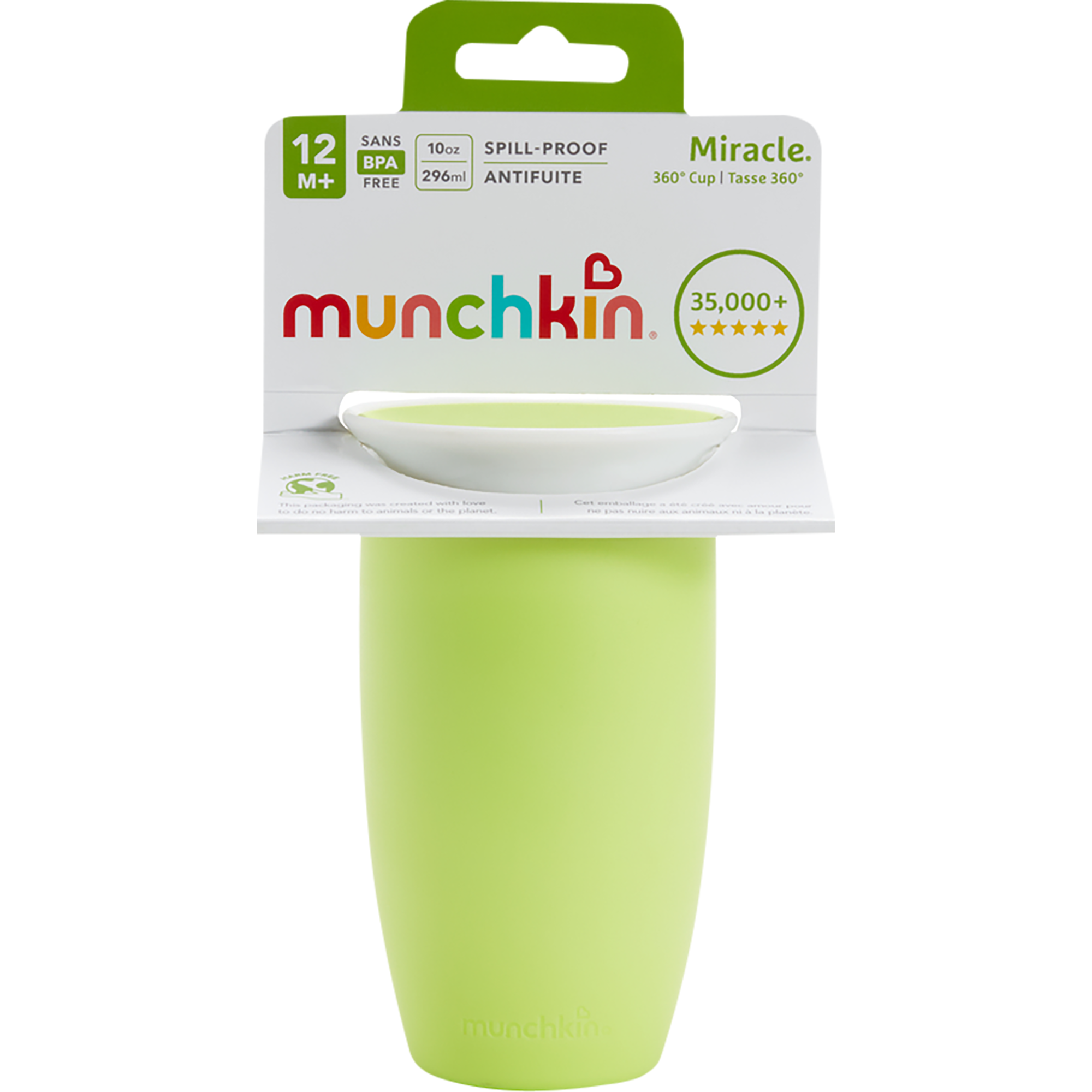 Munchkin Miracle 360° Sippy Anti-Lek Drinkbeker Groen