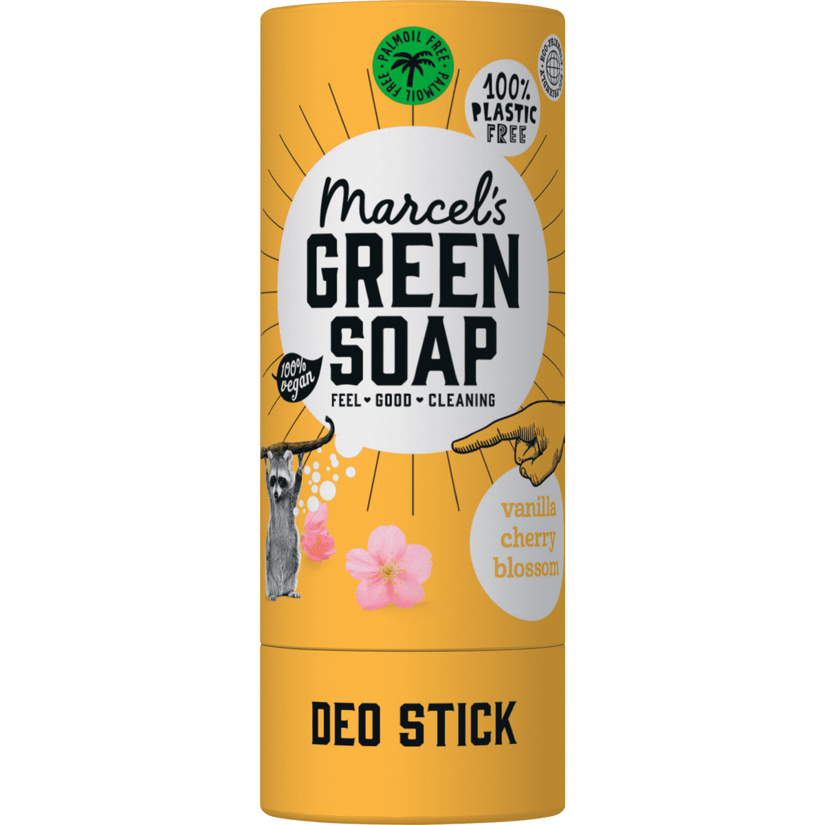 Marcel's Green Soap Vanilla & Cherry Blossom Deodorant Stick 40 gram