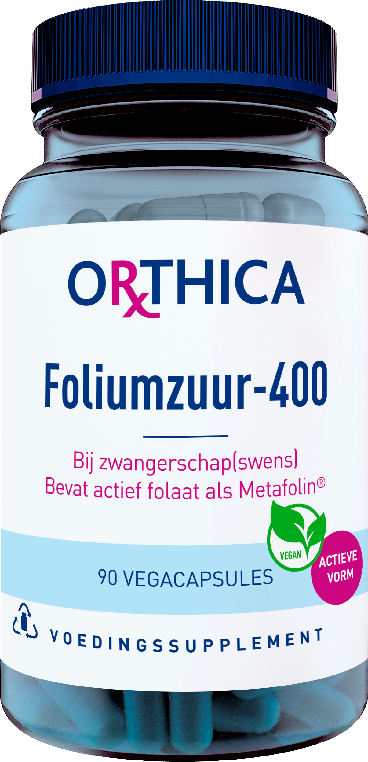 Orthica Foliumzuur-400 Capsules 90 stuks