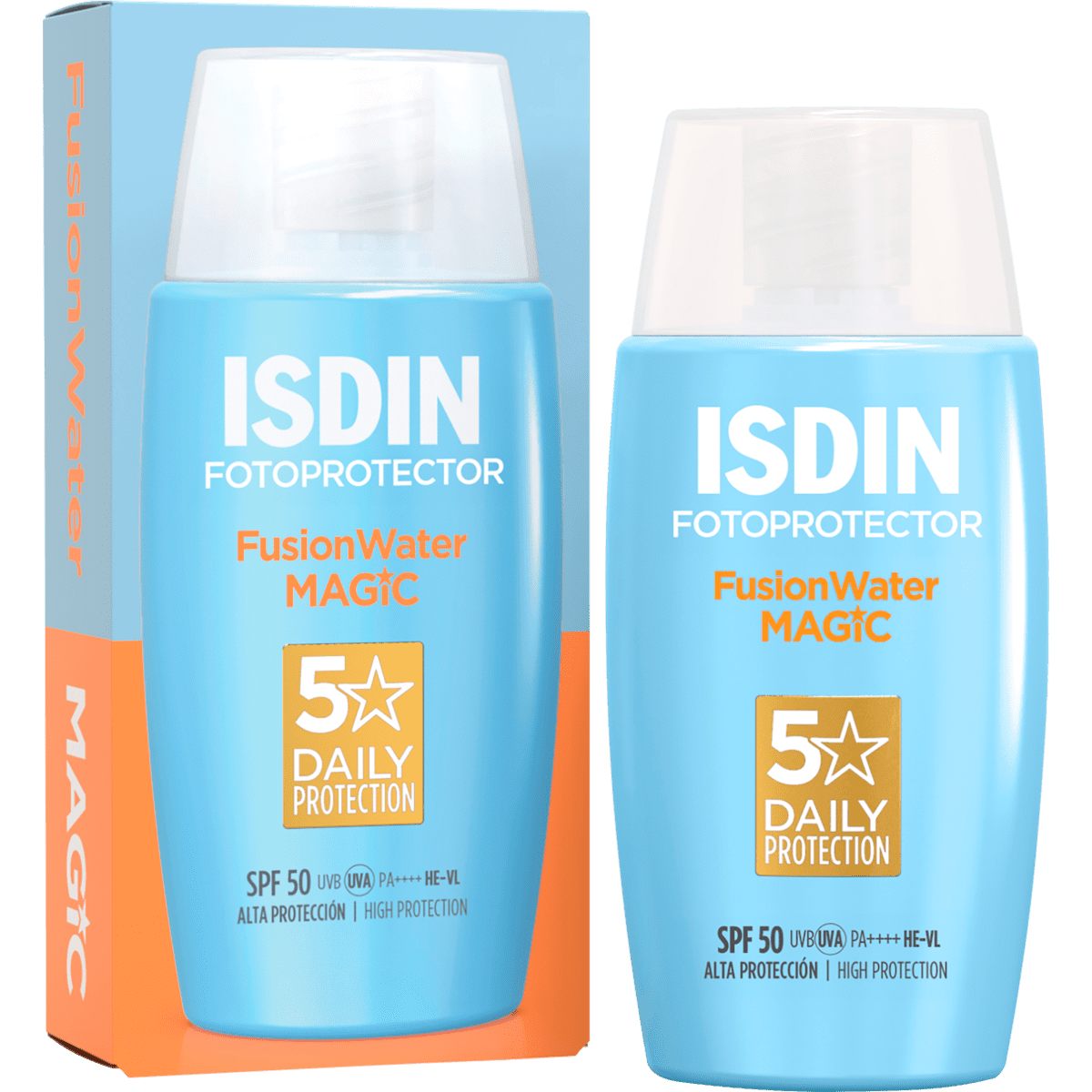 ISDIN Fotoprotector Fusion Water Magic Zonnebrand Gezicht SPF50 50 ML