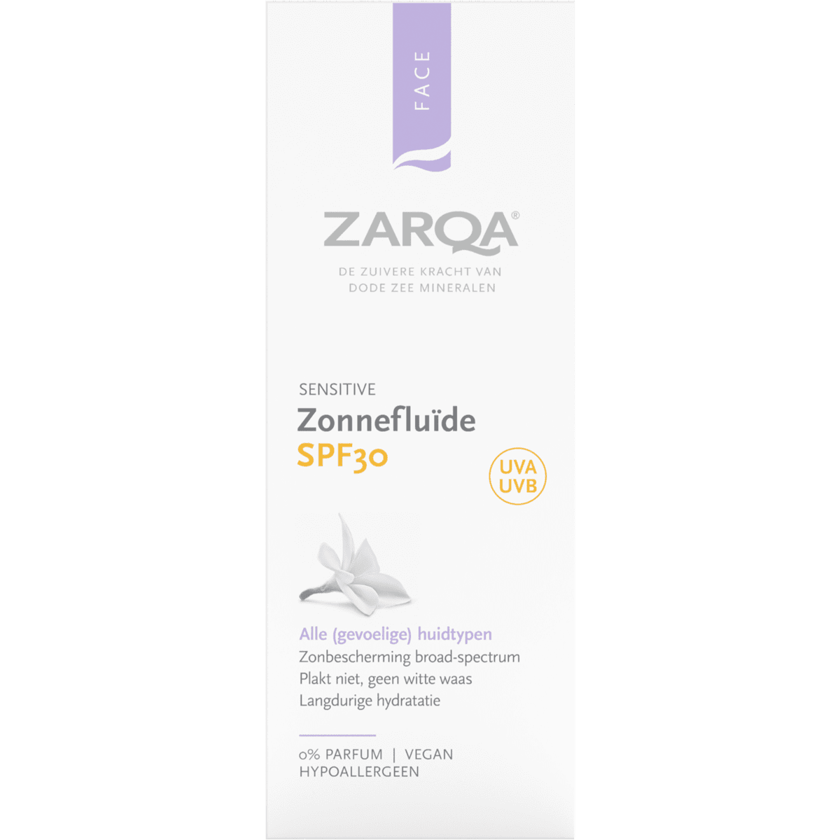 ZARQA Sensitive Zonnefluide SPF30 50 ML