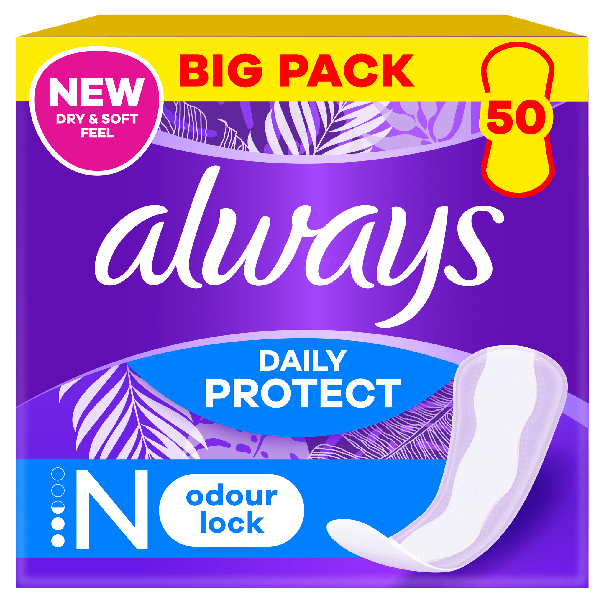 Always Inlegkruisjes Daily Protect Normal Big Pack 50 stuks