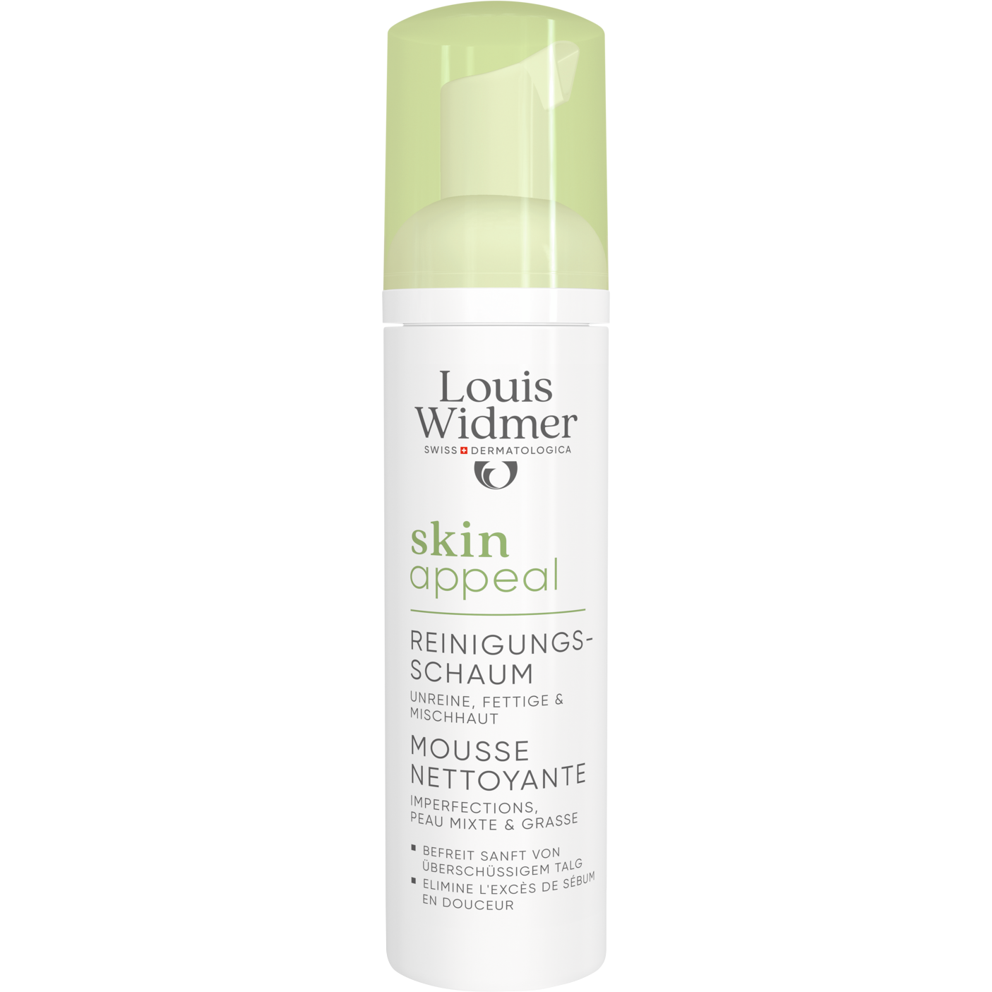 Louis Widmer Skinappeal Reinigende Mousse Zonder Parfum 150 ML