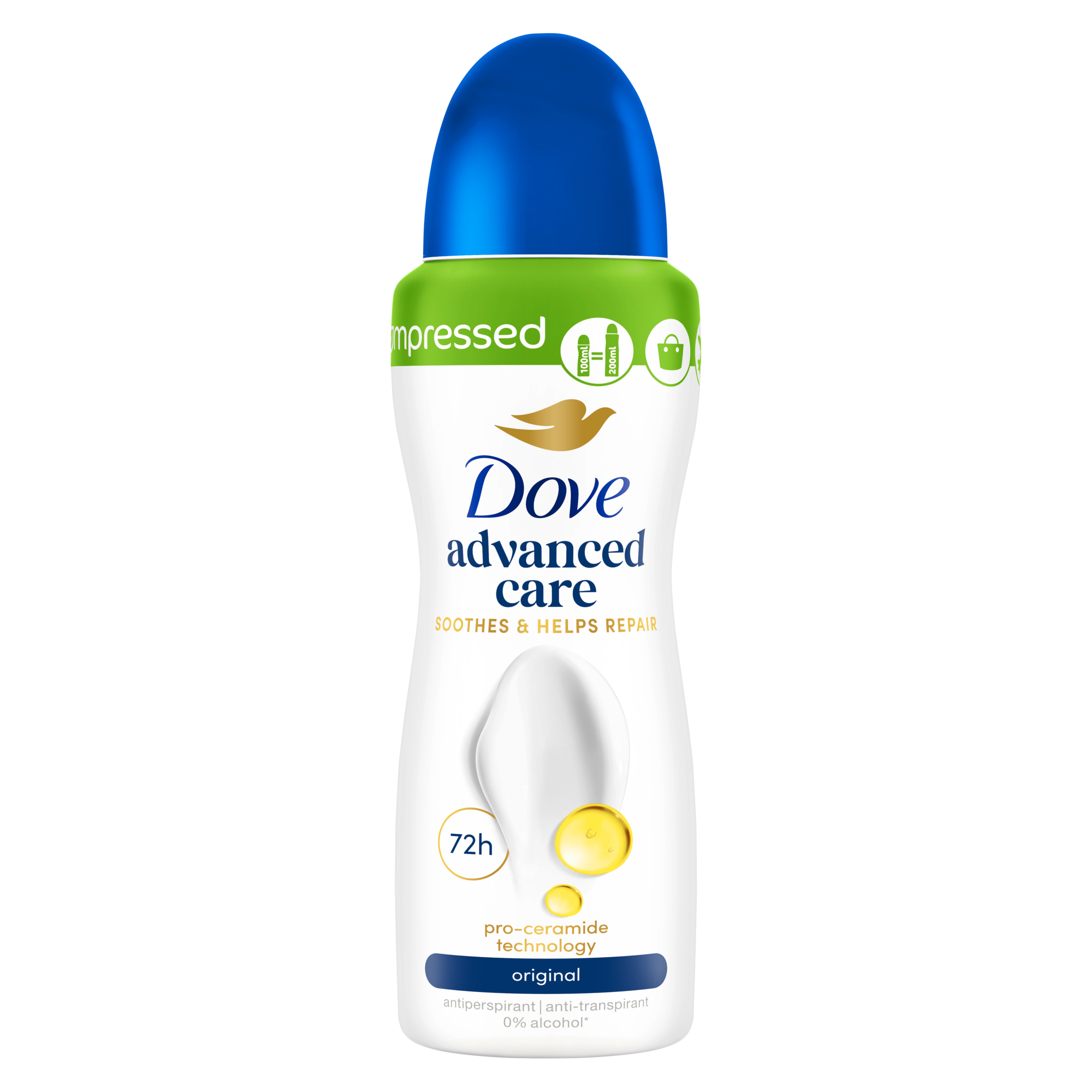 Dove Advanced Care Original Anti-Transpirant Deodorant Spray 100 ML