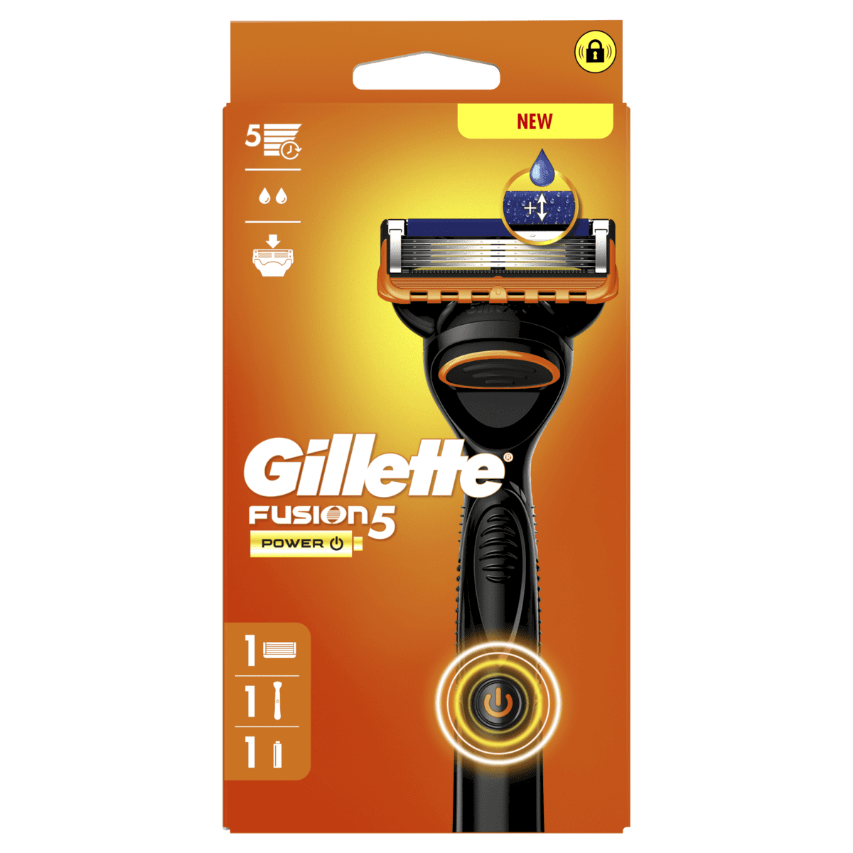 Gillette Fusion5 Power Scheersysteem Met 1 Navulmesje