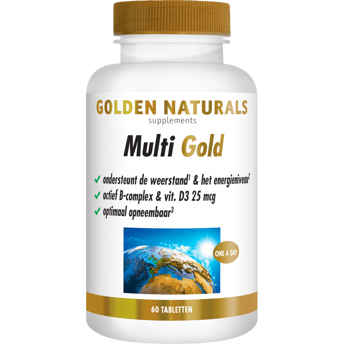 Golden Naturals Multi Gold Tabletten 60 stuks