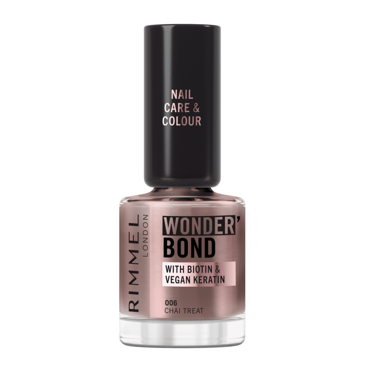 Rimmel London Wonder'Bond Care+Color Nagellak Bruin 006 Chai Treat