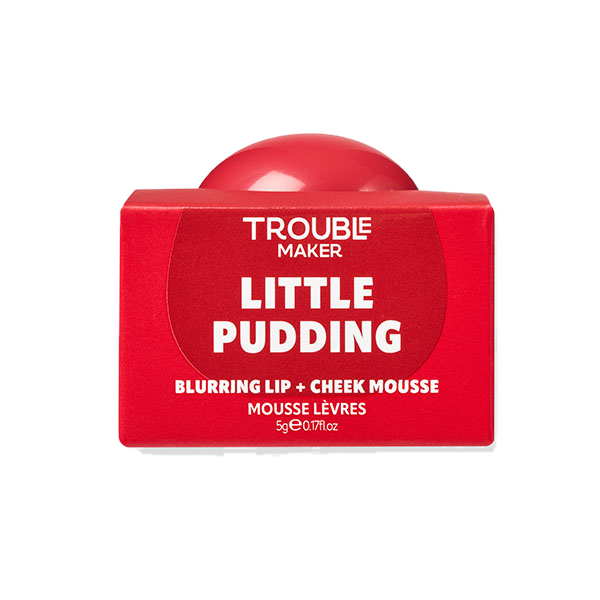Trouble Maker Little Pudding Blurring Lip + Cheek Mousse Mimi Rose Pink