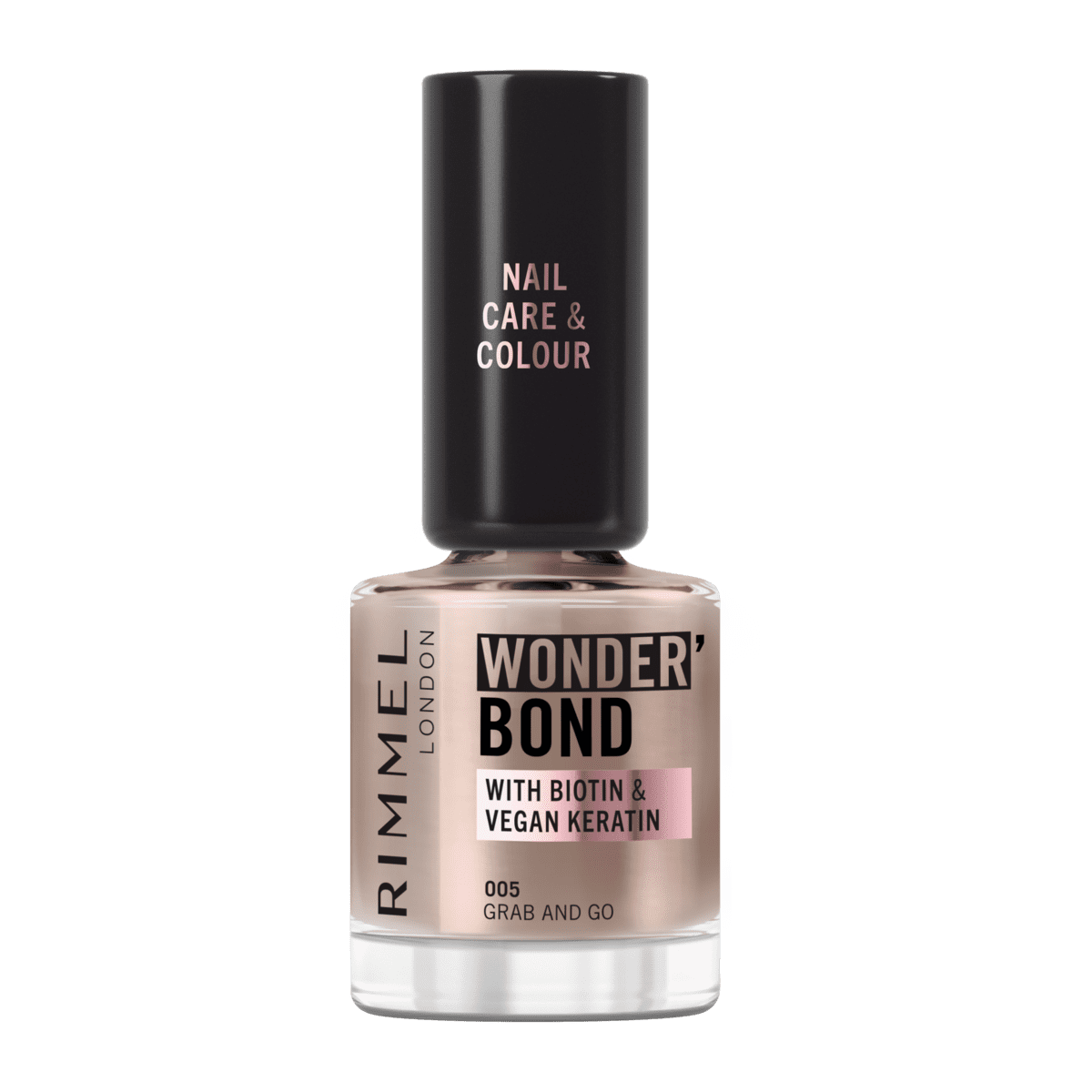 Rimmel London Wonder'Bond Care+Color Nagellak Taupe 005 Grab and Go