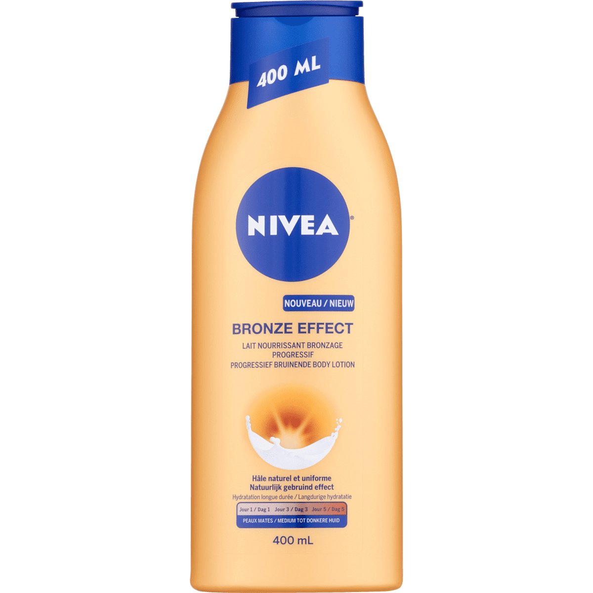 NIVEA Bronze Effect Sun Kissed Dark Bodylotion 400 ML Etos