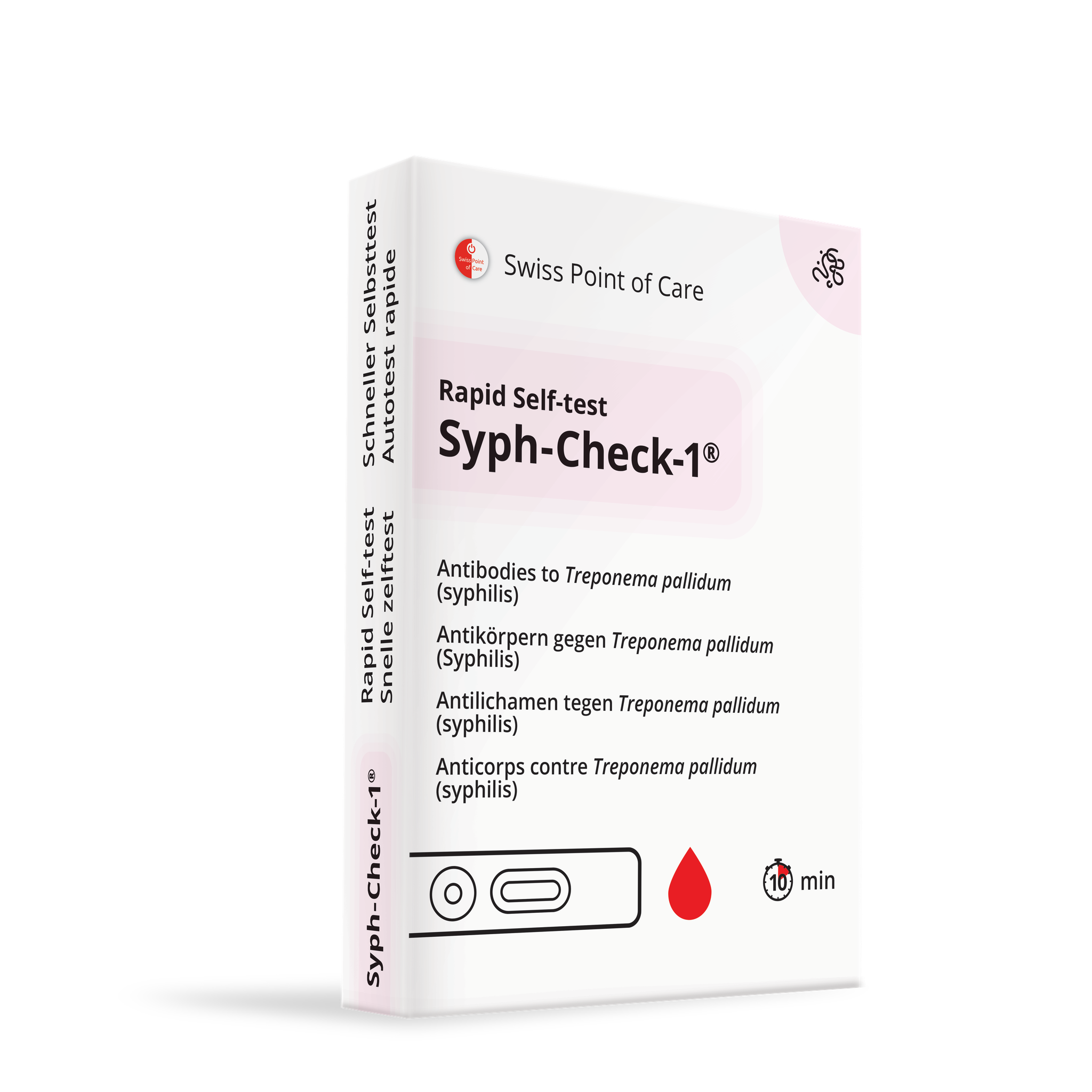 Swiss Point of Care snelle zelftest syph-check 1 stuk