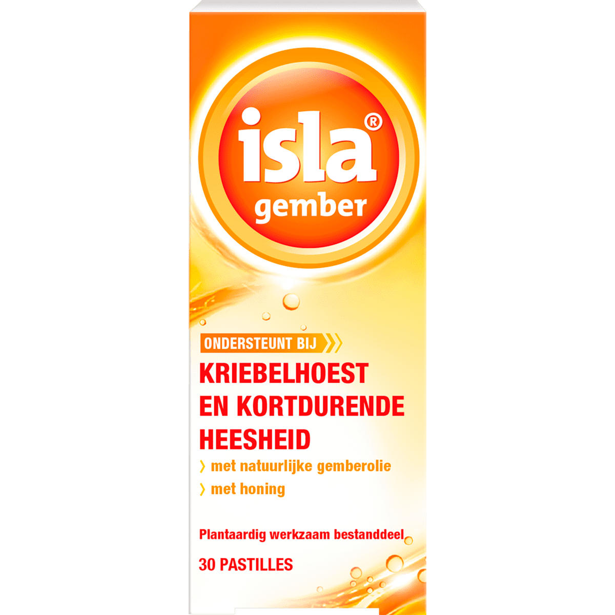 isla gember Kriebelhoest Pastilles 30 stuks