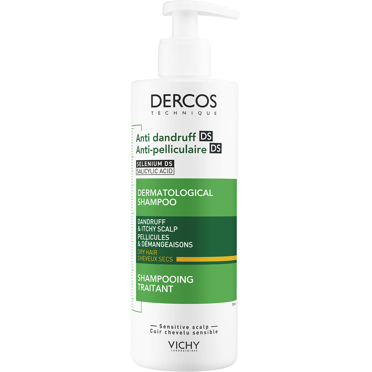 Vichy Dercos Anti-Roos Shampoo Droog Haar 390 ML