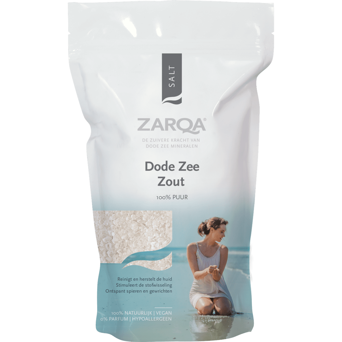 ZARQA 100% Dode Zeezout 1000 gram