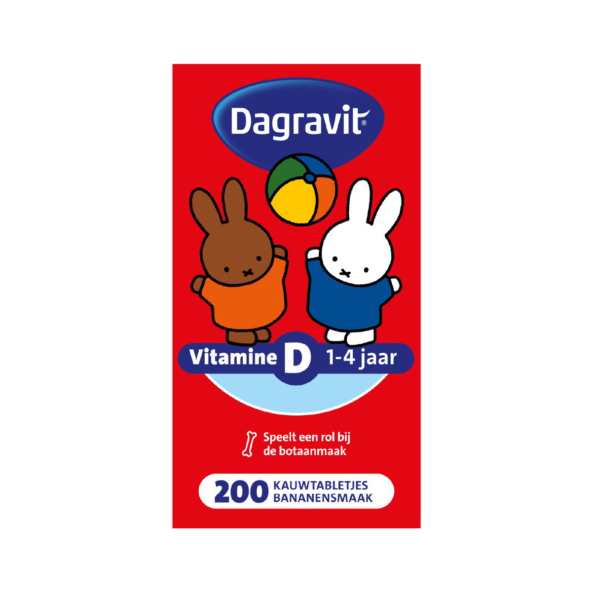 Dagravit Vitamine D Kids Kauwtabletten 200 stuks
