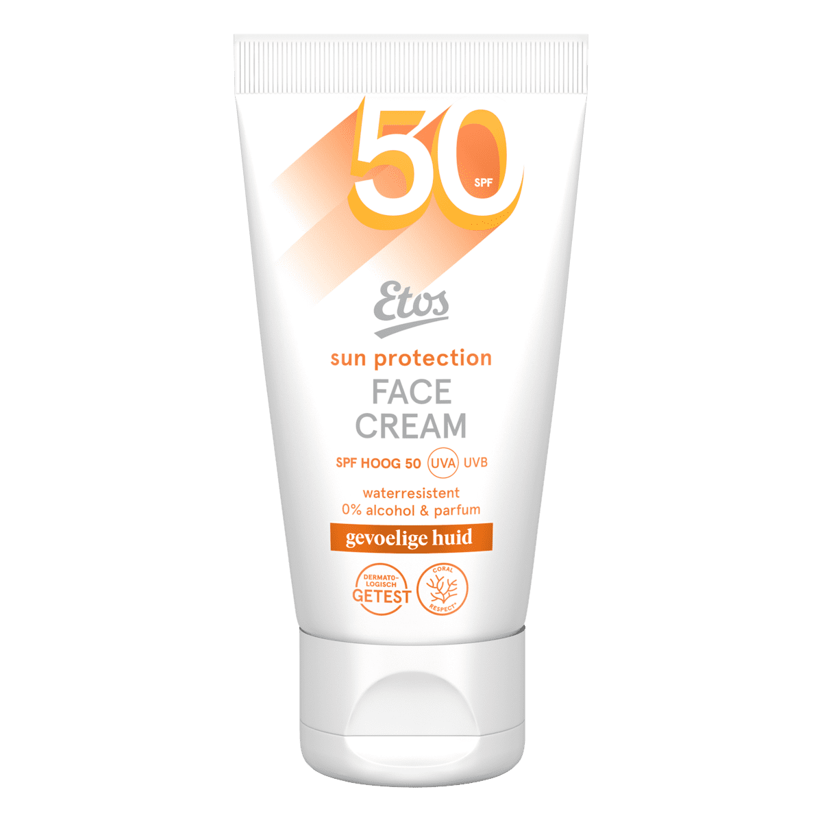Etos Zonnebrand Gezicht SPF50 Gevoelige Huid 50 ML