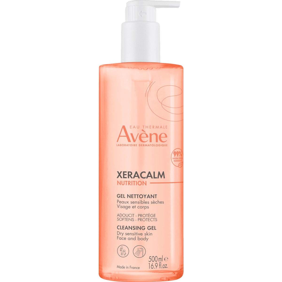 Avène Xeracalm Nutrition Reinigingsgel 500 ML