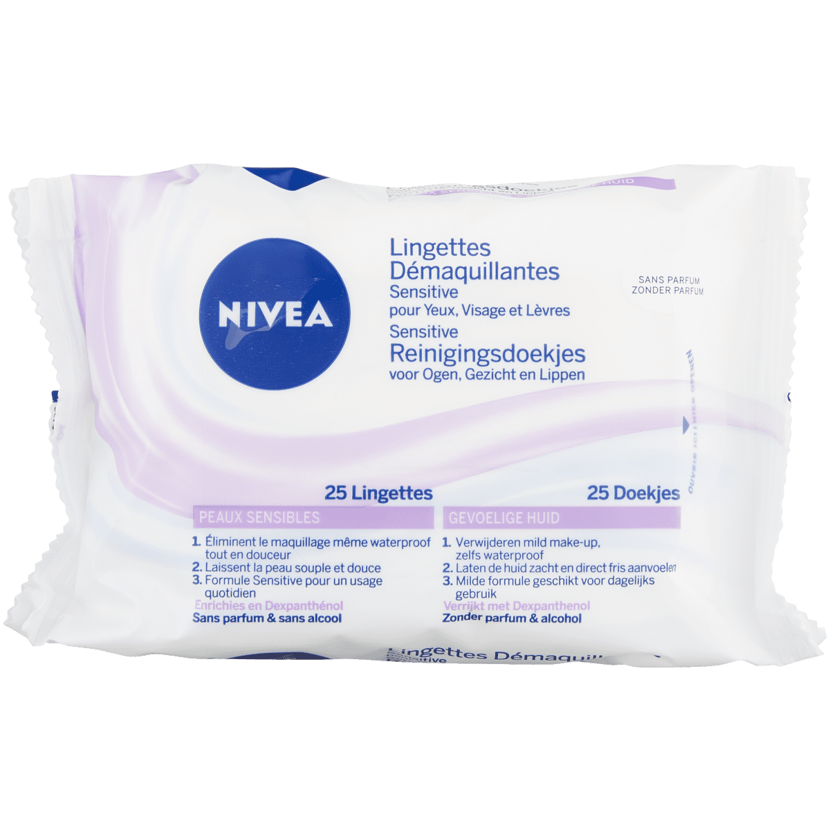 NIVEA Sensitive Reinigingsdoekjes 25 EA Etos