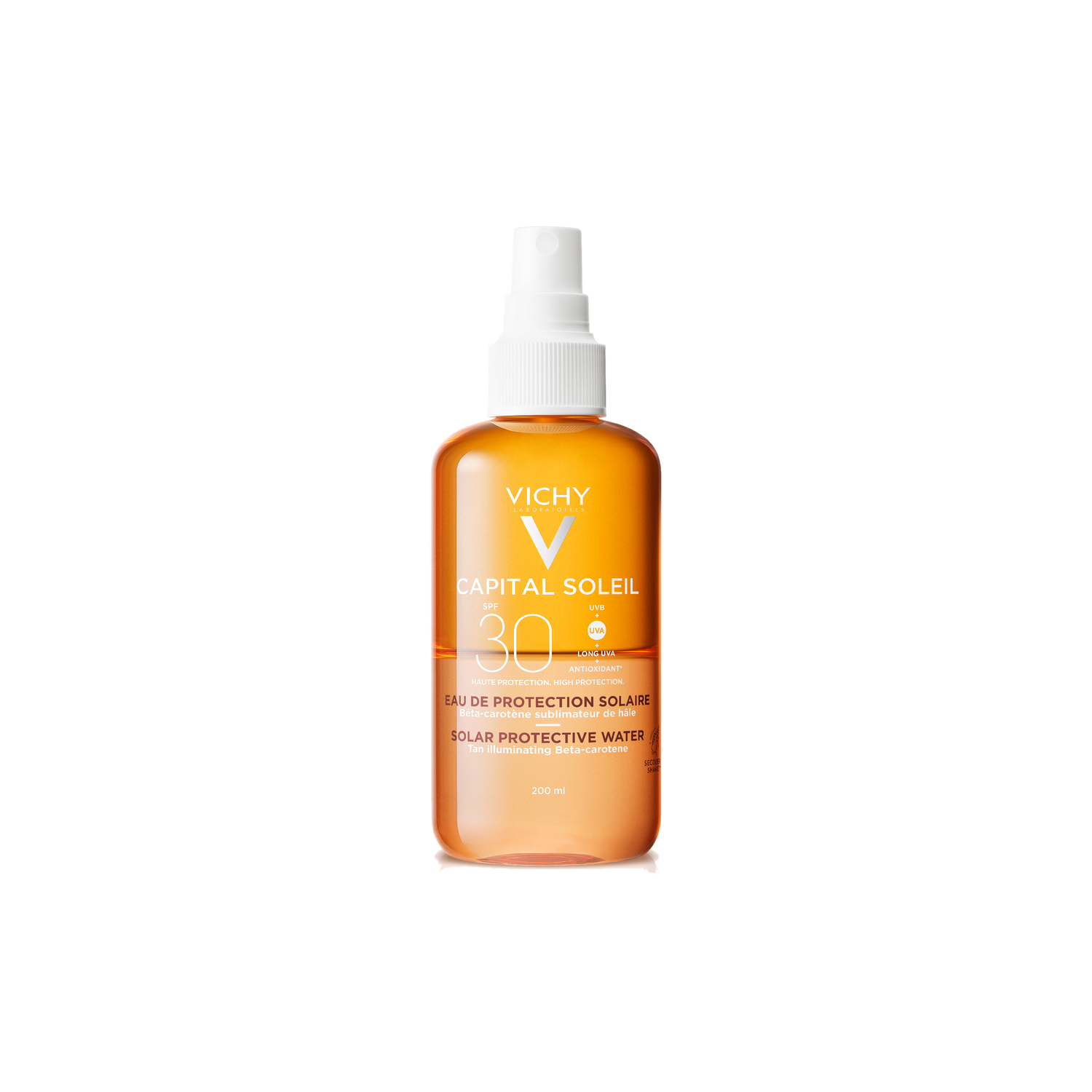 Vichy Capital Soleil Zonbeschermend Water Bruine Teint SPF30 200 ML