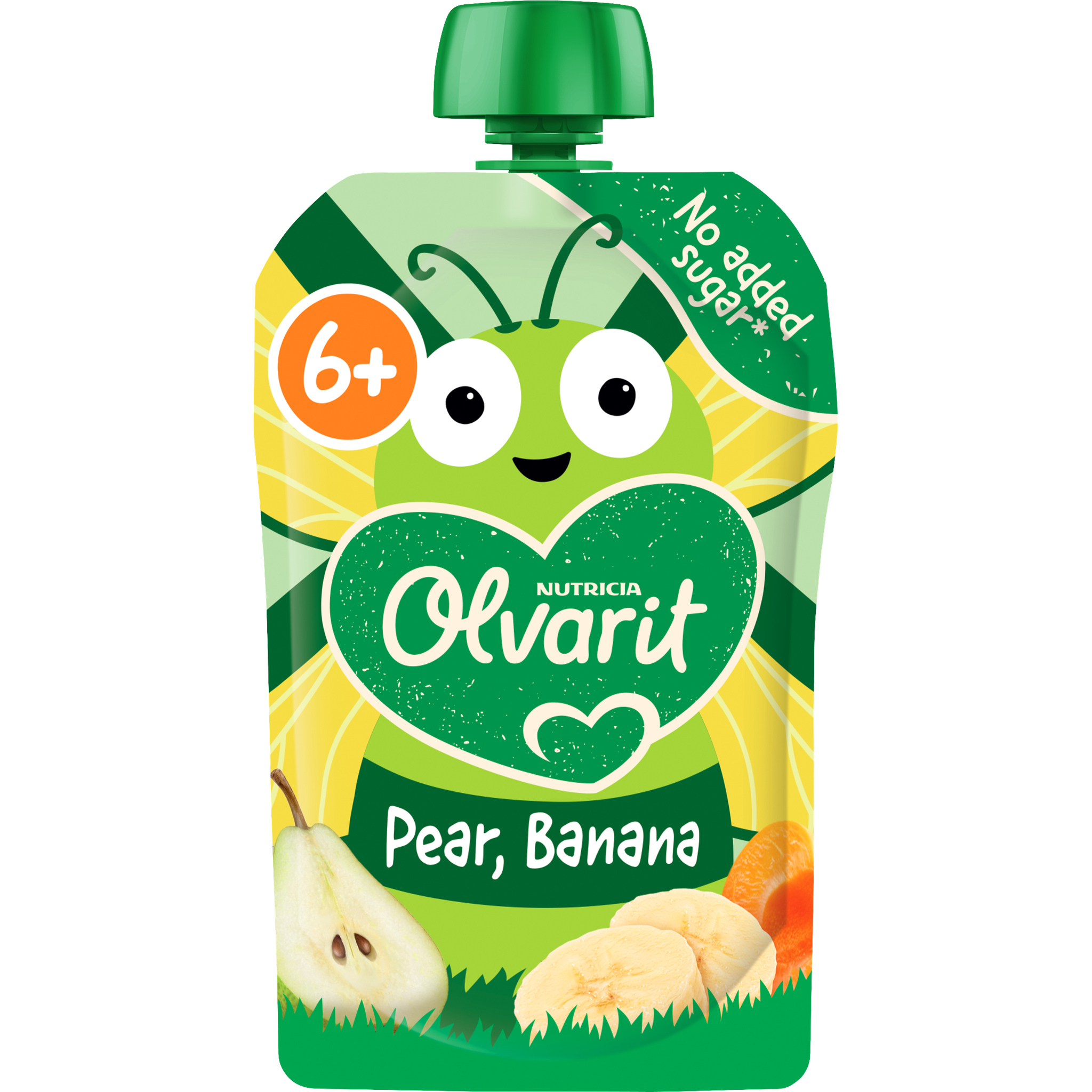Olvarit Knijpfruit Peer Banaan 6+ Maanden 100 gram