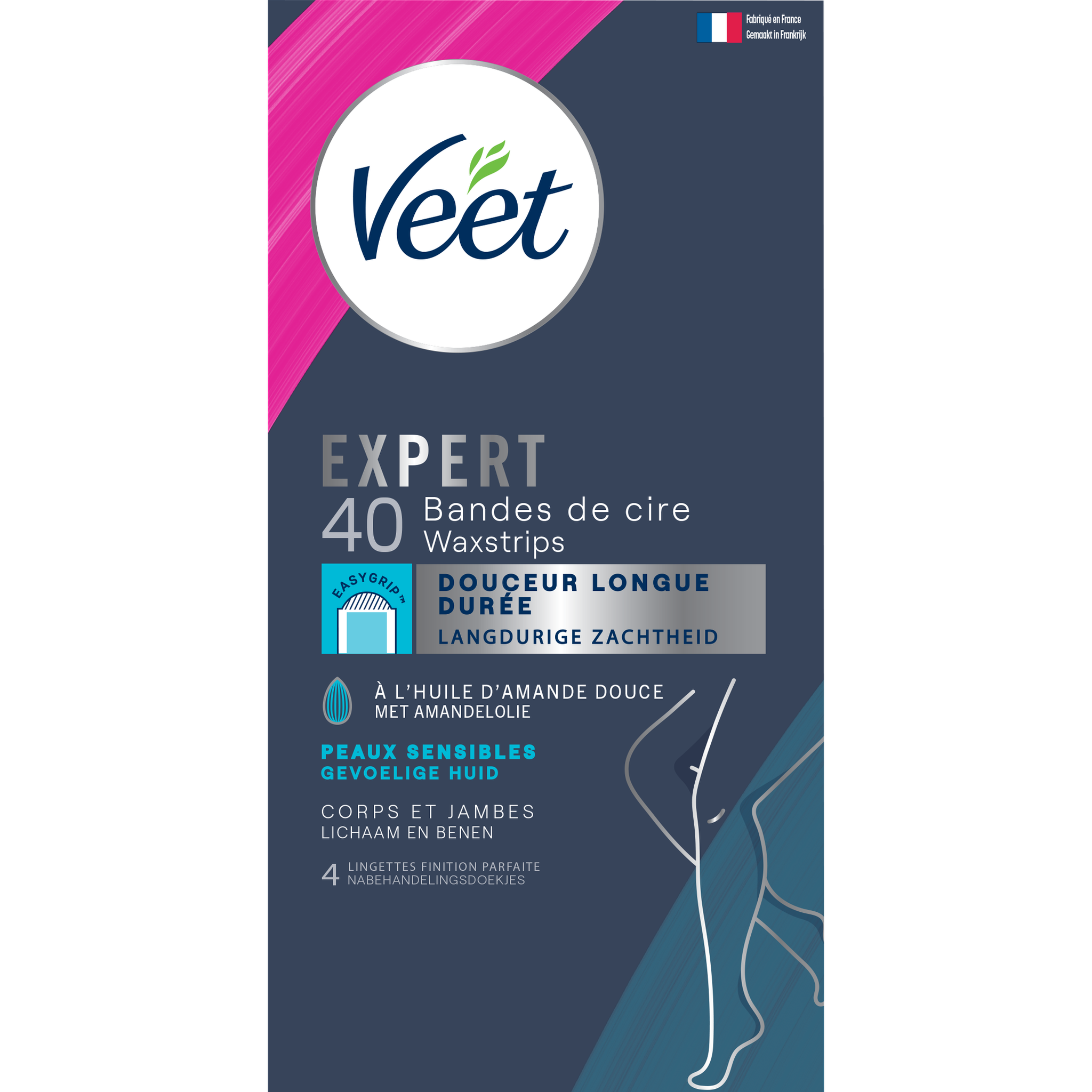 Veet Expert Lichaam en Benen Waxstrips 40 stuks