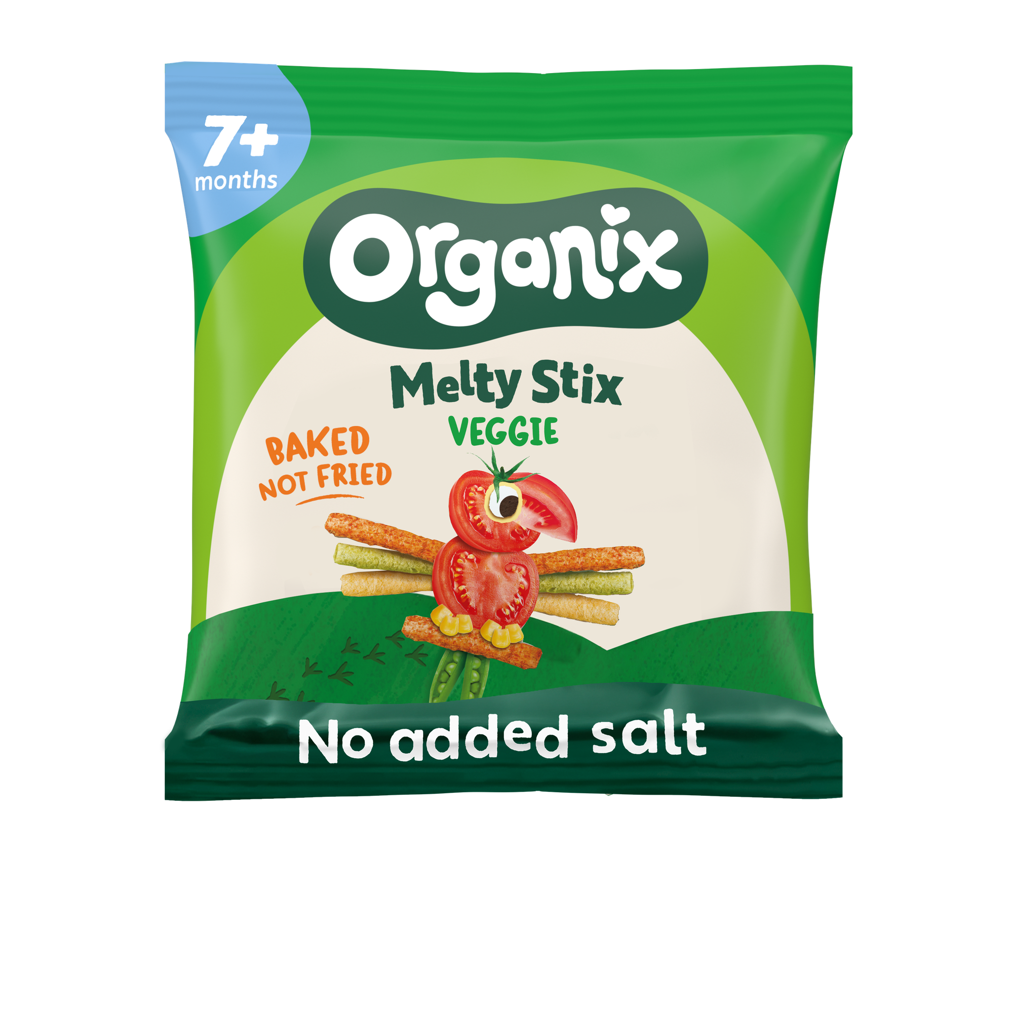 Organix Bio Veggie Groente Sticks 7+ Maanden 15 gram