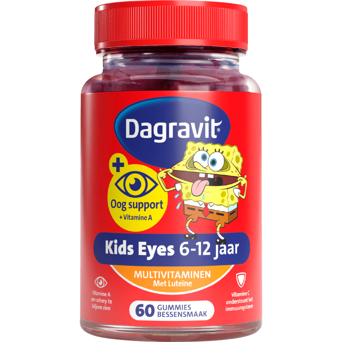 Dagravit Kids Multivitaminen Gummies Xtra + Eyecare 6-12 jaar 60 stuks