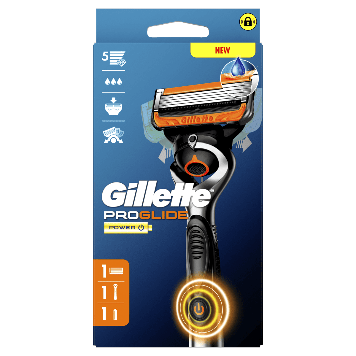 Gillette ProGlide Power Scheersysteem Met 1 Navulmesje