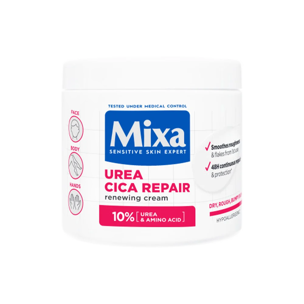 Mixa Urea Cica Repair Crème Pot 400 ML