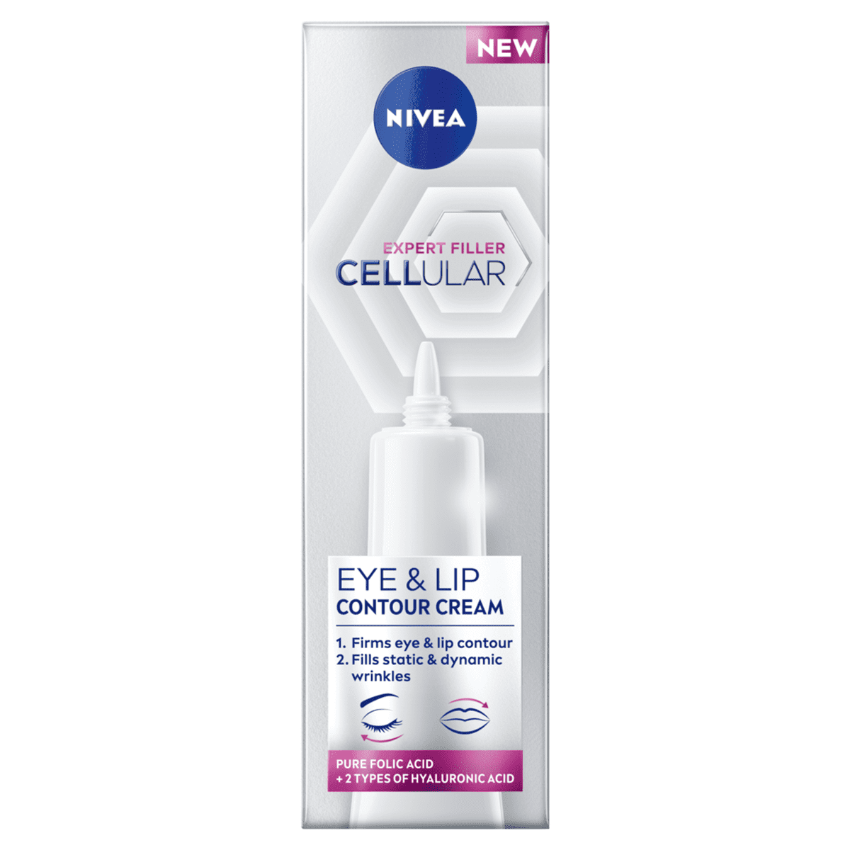 Nivea Cellular Anti-Aging Augenkontur Creme – 15 Ml, Mit Hyaluron & Magnolien-Extrakt