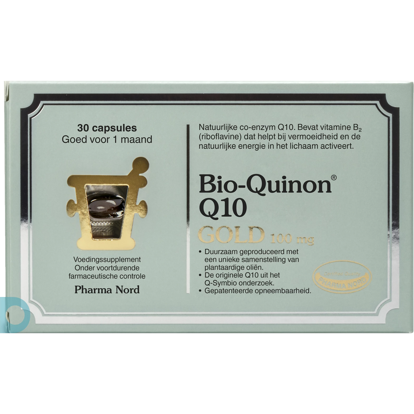 Pharma Nord Bio Quinon Q10 Gold 100 MG Capsules 30 stuks