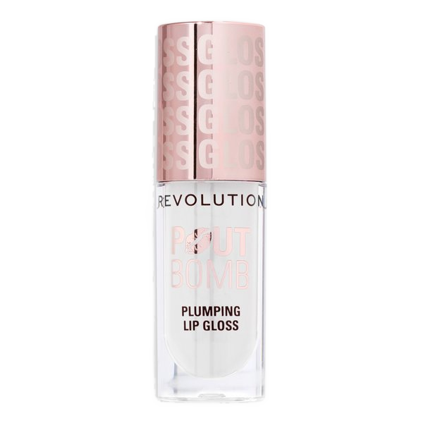 Revolution Pout Bomb Plumping Gloss Glaze Clear