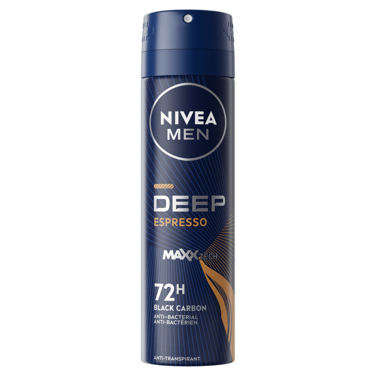 NIVEA MEN Deep Black Carbon Espresso Deodorant Spray 150 ML