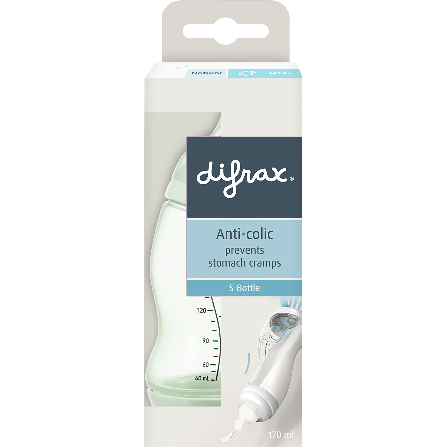 Difrax S-Fles Natural Pistachio 170 ML