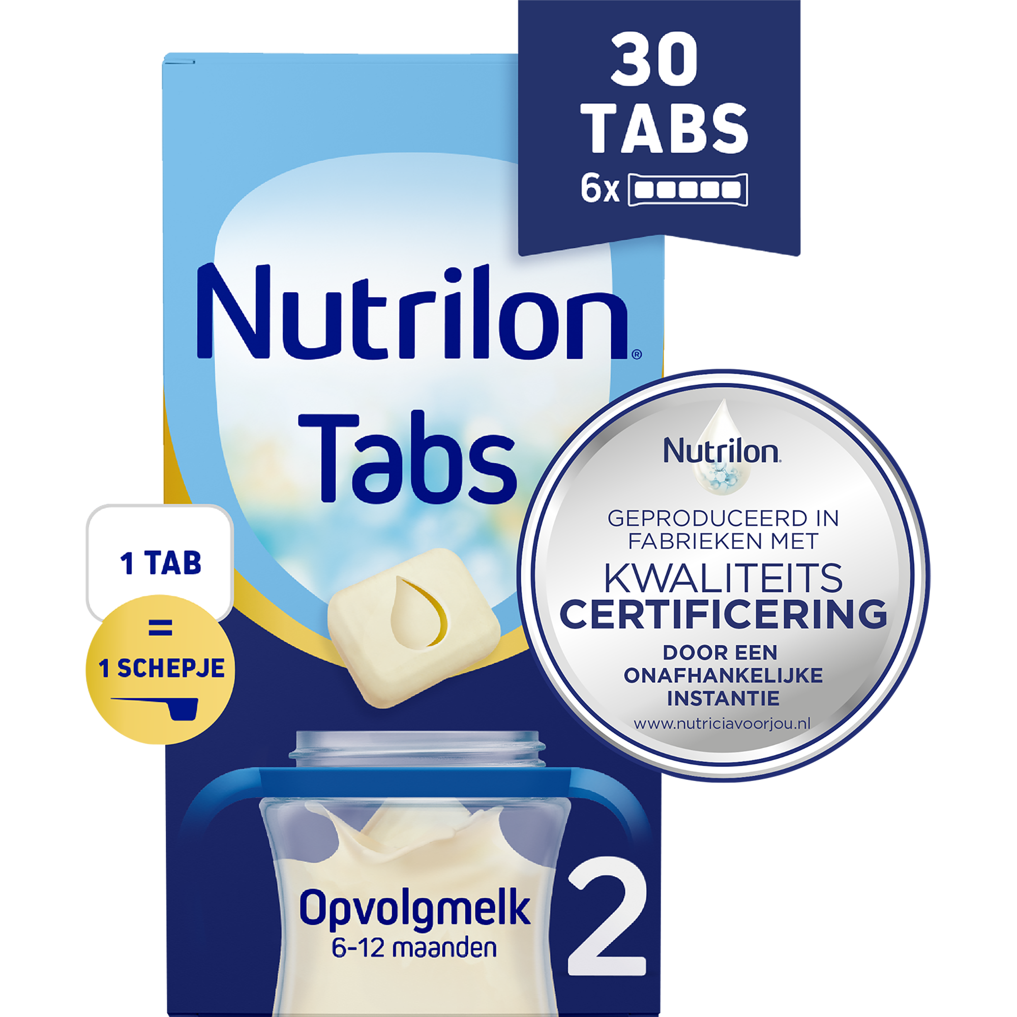 Nutrilon 2 Opvolgmelk 6-12 Maanden Tabs 27 gram