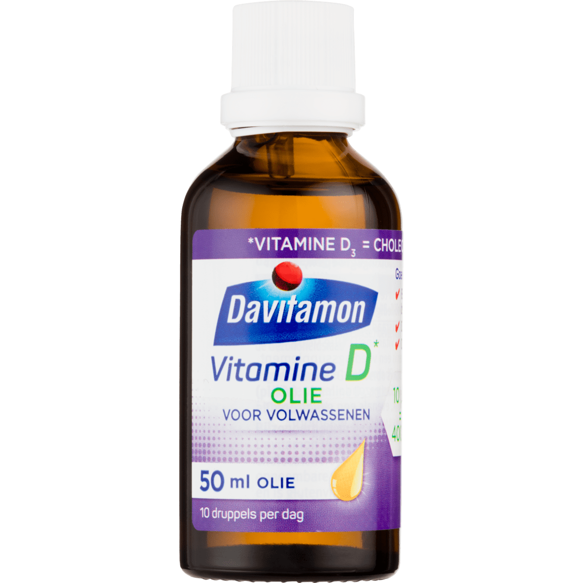 Davitamon Vitamine D Voor Volwassenen 50 ML | Etos