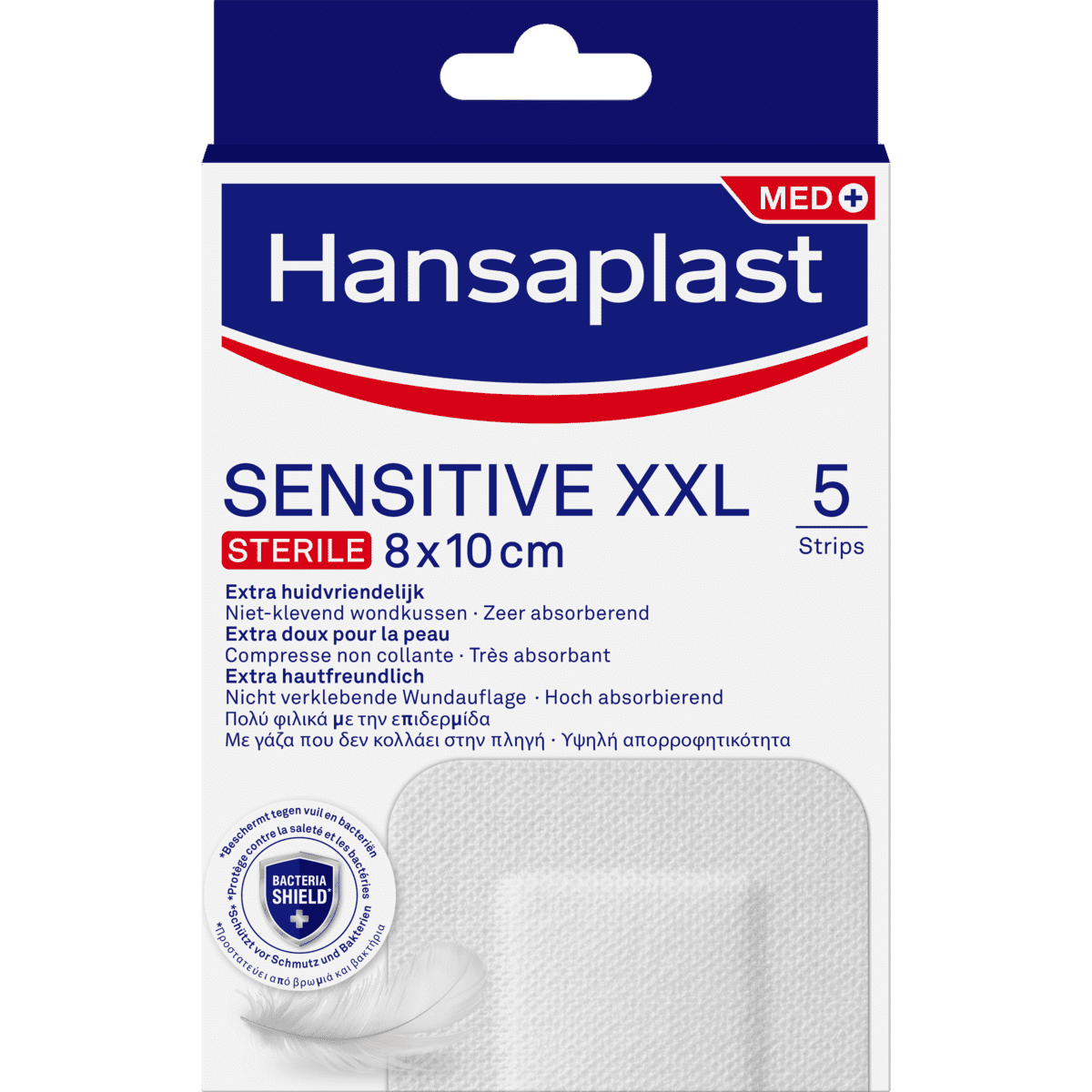 Hansaplast Sensitive XXL Eilandpleister 5 stuks