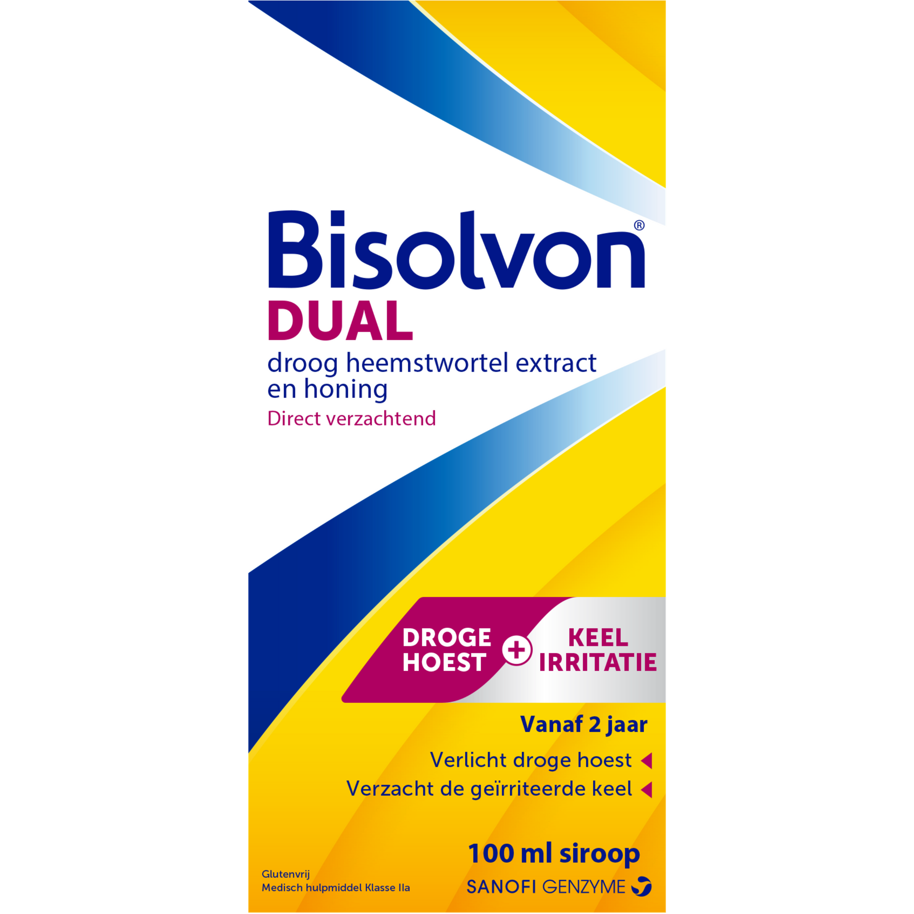 Bisolvon Dual Siroop Bij Droge Hoest En Keelirritatie 100 ML
