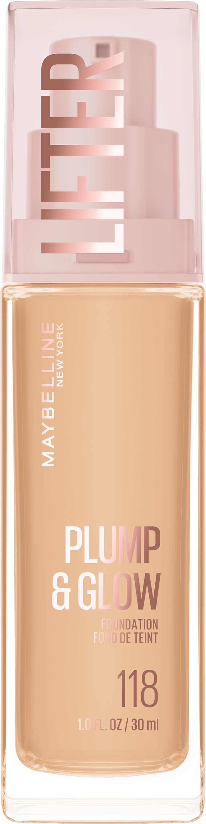 Maybelline New York Lifter Plump & Glow Foundation 118
