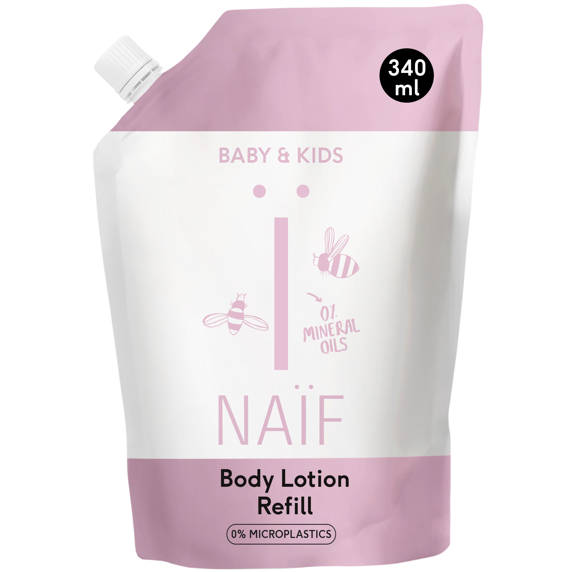 Naïf Baby & Kids Verzachtende Bodylotion Navulverpakking 340 ML