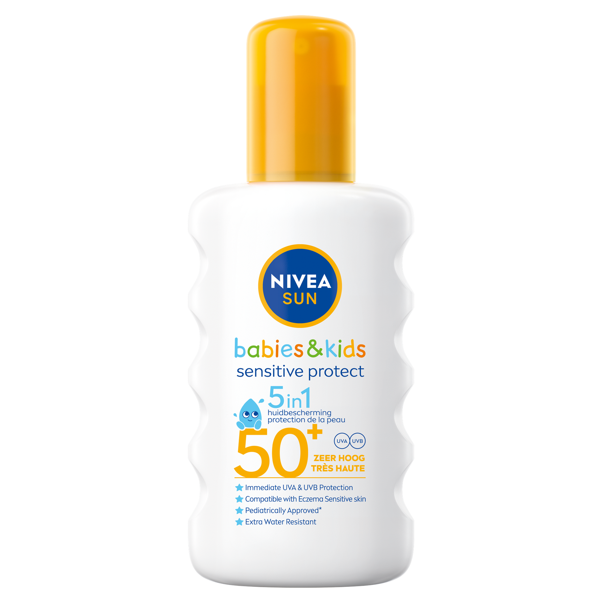 NIVEA SUN Kids Zonnebrand Protect & Sensitive Zonnebrand Spray SPF50+ 200 ML