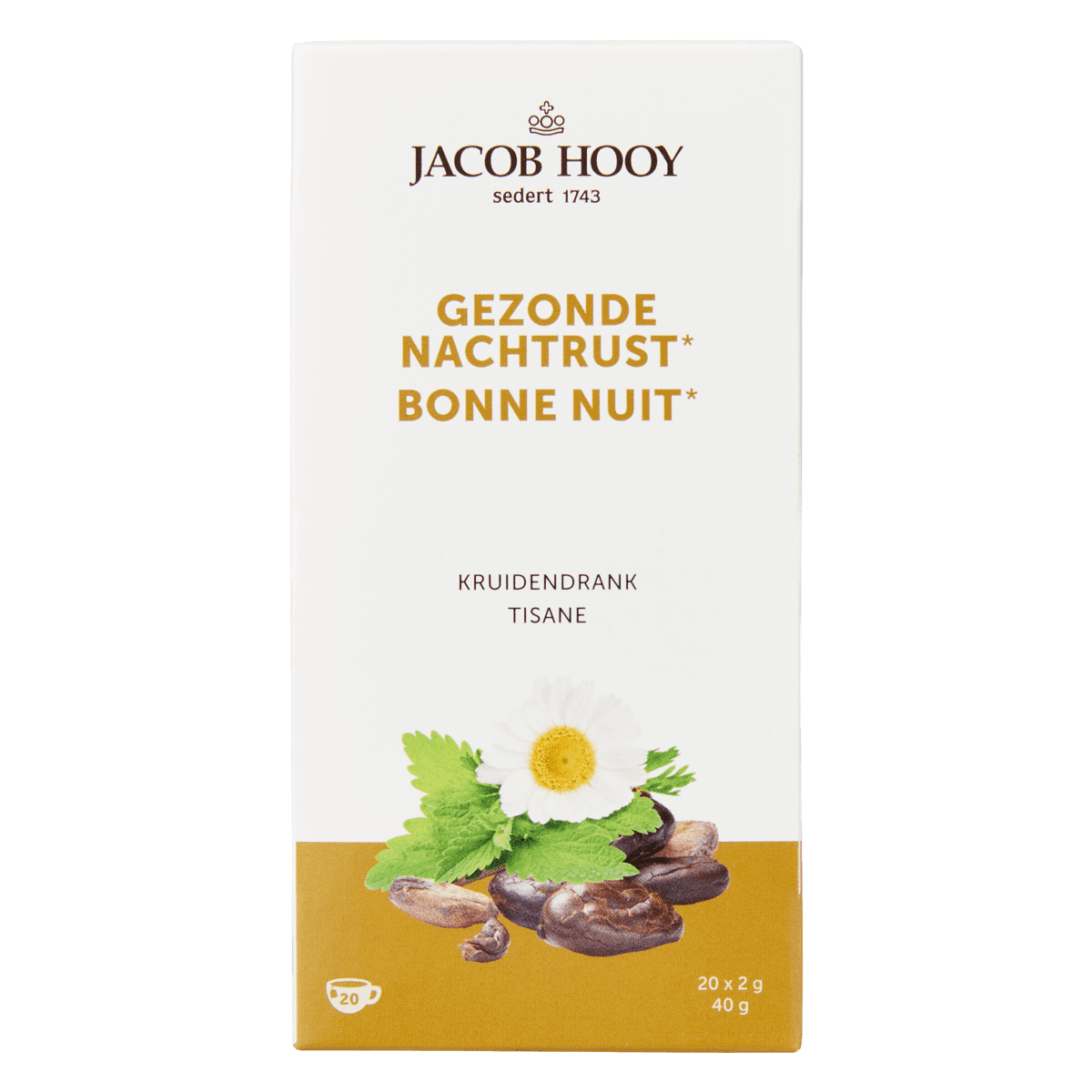 Jacob Hooy Theezakjes Gezonde Nachtrust 20 stuks