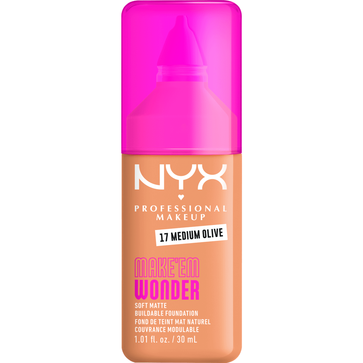 NYX Professional Makeup Make 'EM Wonder Foundation 17 Medium Olive