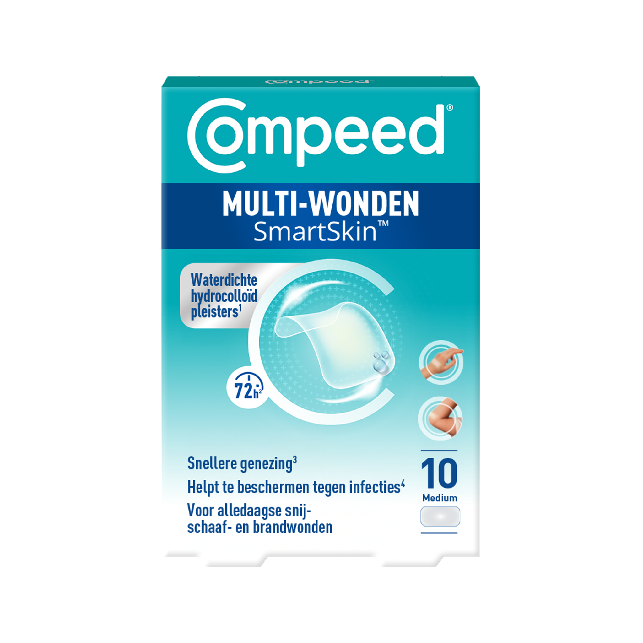 Compeed smartskin Multiwond medium 10 st
