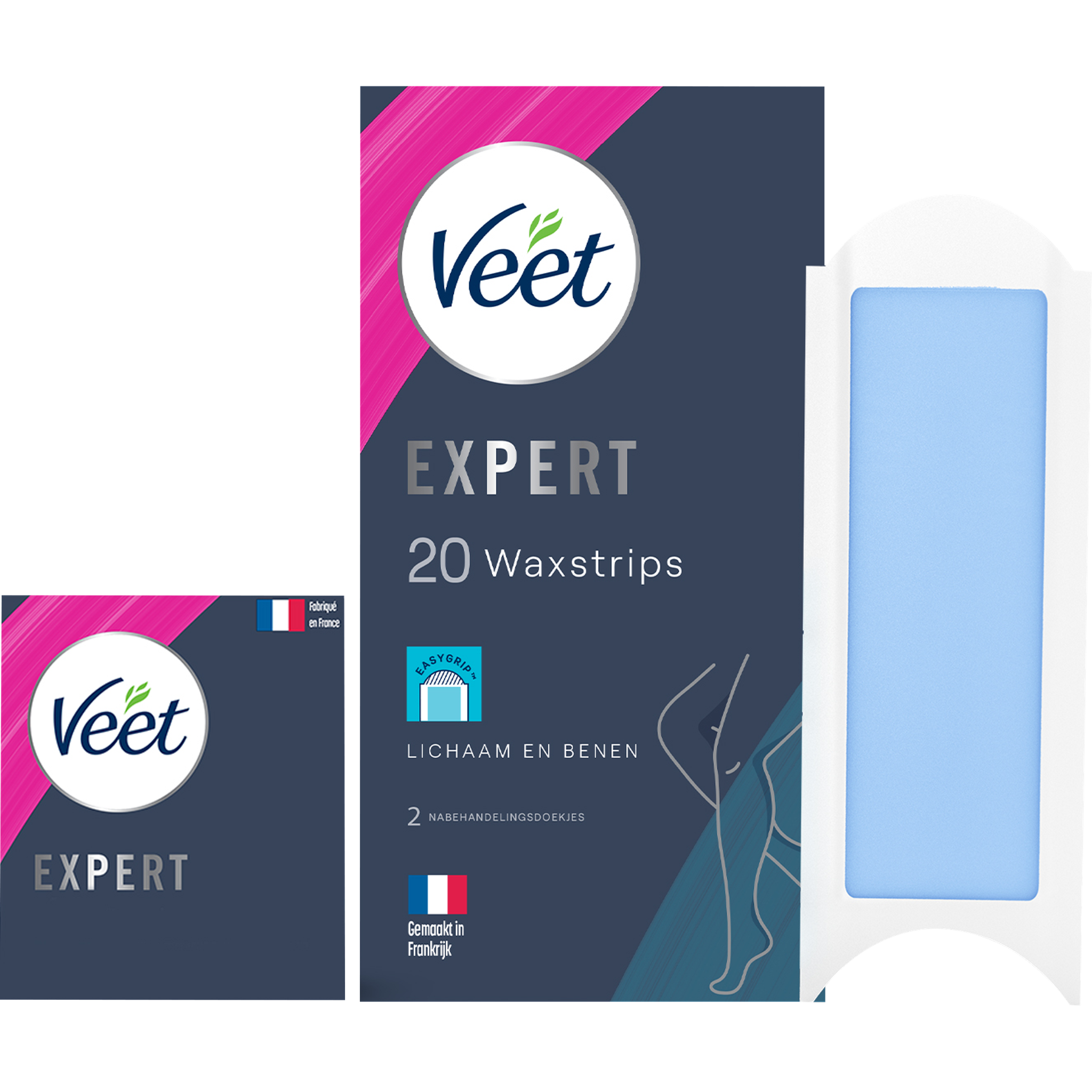 Veet Expert Lichaam en Benen Waxstrips 20 stuks