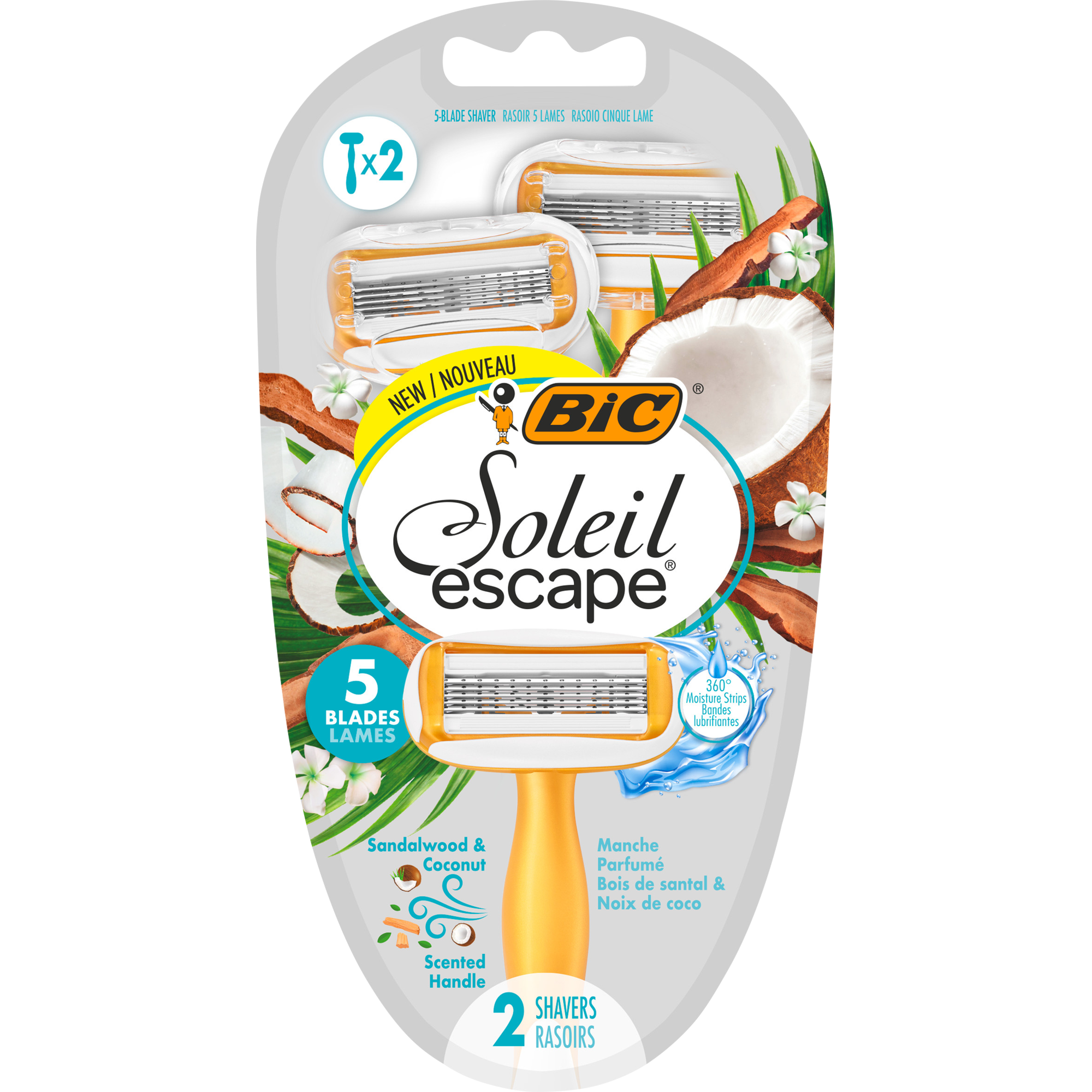 BIC® Soleil® Escape Coco 5 blades