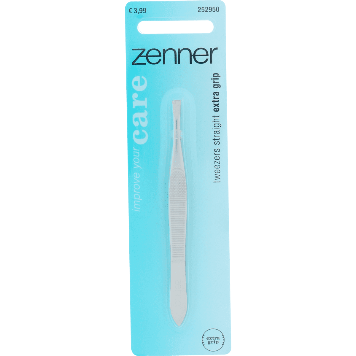 Zenner Pincet Recht Zilver