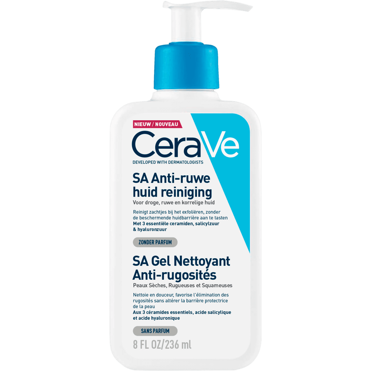 CeraVe SA AntiRuwe Huid Reiniger 236 ML 236 ML Etos