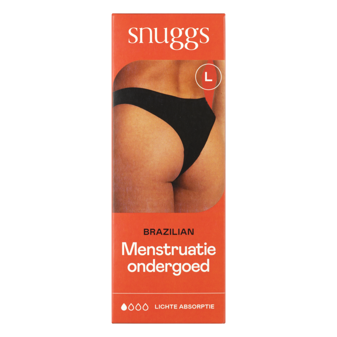 Snuggs Brazilian Light Menstruatie Ondergoed Maat L