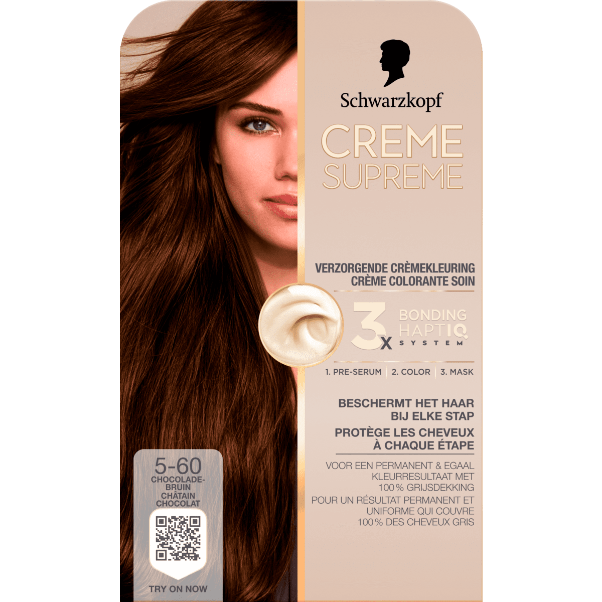 Schwarzkopf Creme Supreme Haarkleuring 5-60 Chocoladebruin